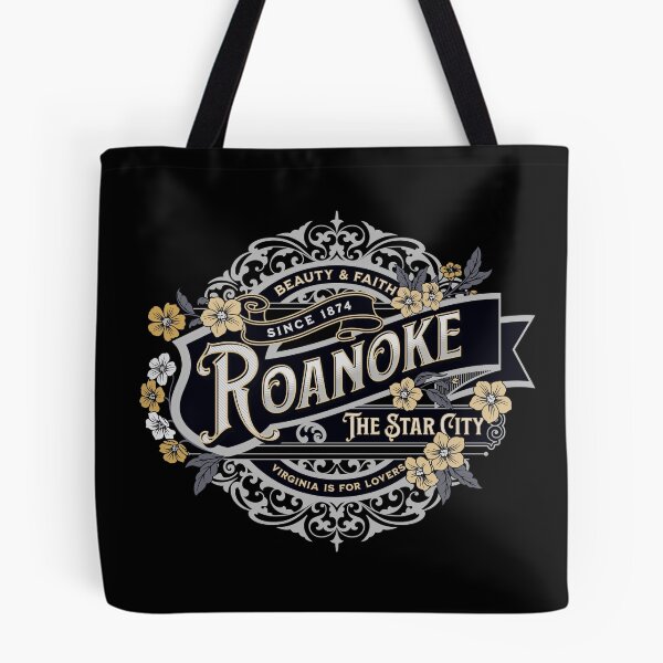 Item preview, Roanoke Star City Vintage Historical Virginia Graphic // Honey Silver designed and sold by 3rd Eye Perceptions.