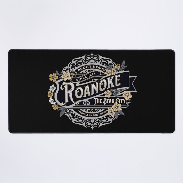 Item preview, Roanoke Star City Vintage Historical Virginia Graphic // Honey Silver designed and sold by 3rd Eye Perceptions.
