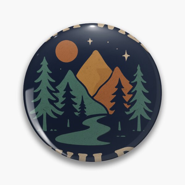 Item preview, Stay Wild – Retro Mountain Forest Adventure Hiking Nature Wilderness Vintage Design designed and sold by johnExpress02.