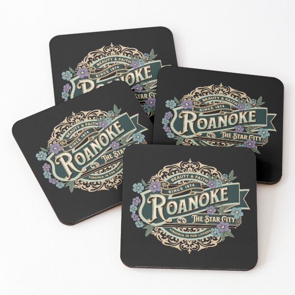 Item preview, Roanoke Star City Vintage Historical Virginia Graphic // Natural Brass designed and sold by 3rd Eye Perceptions.