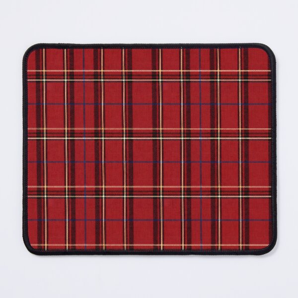 Item preview, Vibrant Red Scottish Tartan Plaid Pattern Seamless Fabric designed and sold by svarupa.