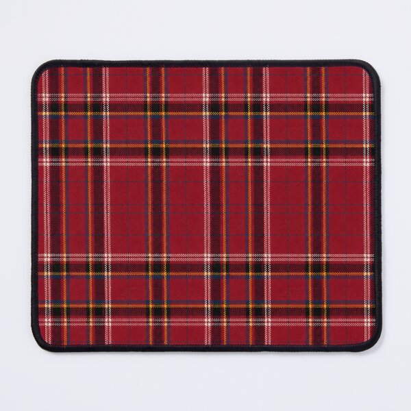 Item preview, Vibrant Red Scottish Tartan Plaid Pattern Seamless Fabric designed and sold by svarupa.