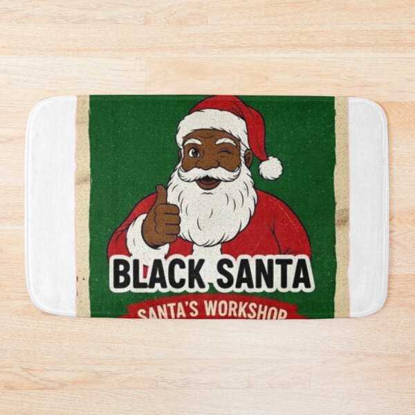 Item preview, BLACK SANTA NAPKIN designed and sold by Obinne.