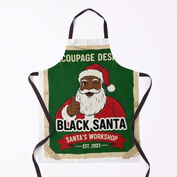 Item preview, BLACK SANTA NAPKIN designed and sold by Obinne.
