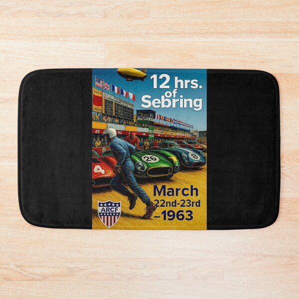 Item preview,  Sebring 1963 12 hour Grand Prix vintage Variation#2 designed and sold by Helios Be. Lavsh.