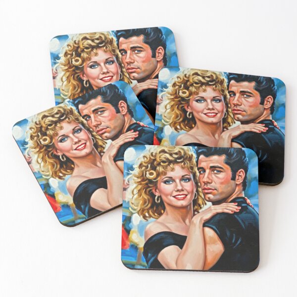 Item preview, Grease - Sandy & Danny Iconic Final Scene Portrait designed and sold by Art's Diner.