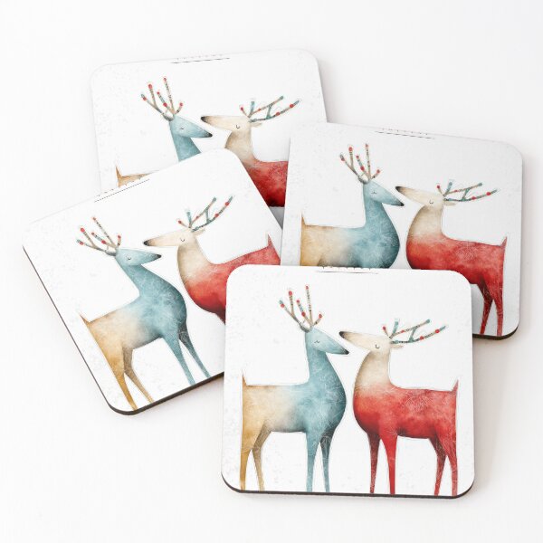 Item preview, Festive Reindeer Duo designed and sold by Blue Horse Photo Magic.