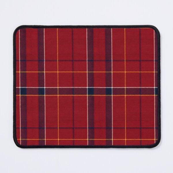 Item preview, Vibrant Red Scottish Tartan Plaid Pattern Seamless Fabric designed and sold by svarupa.