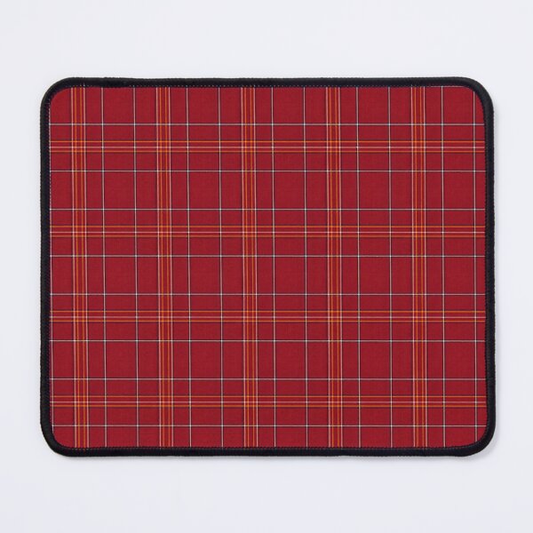 Item preview, Vibrant Red Scottish Tartan Plaid Pattern Seamless Fabric designed and sold by svarupa.