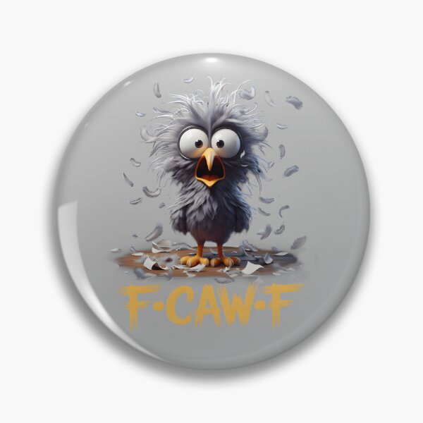 Item preview, F-Caw-F Black Crow Black Bird Funny Crow designed and sold by mjohnson9.