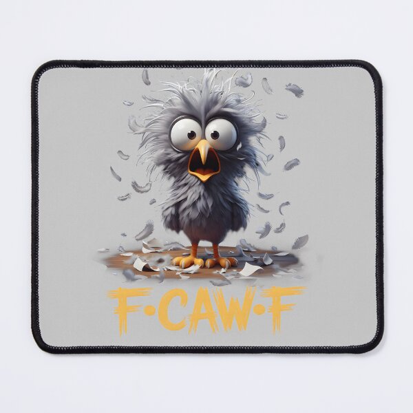 Item preview, F-Caw-F Black Crow Black Bird Funny Crow designed and sold by mjohnson9.