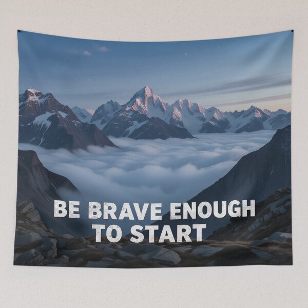 Item preview, Brave Enough to Start designed and sold by xArchGoDx.