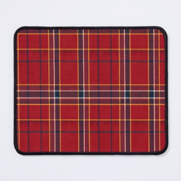 Item preview, Vibrant Red Scottish Tartan Plaid Pattern Seamless Fabric designed and sold by svarupa.