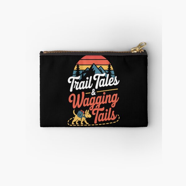 Item preview, Trail Tales & Wagging Tails - Mountain Dog Hiking Adventure designed and sold by brinbotty.
