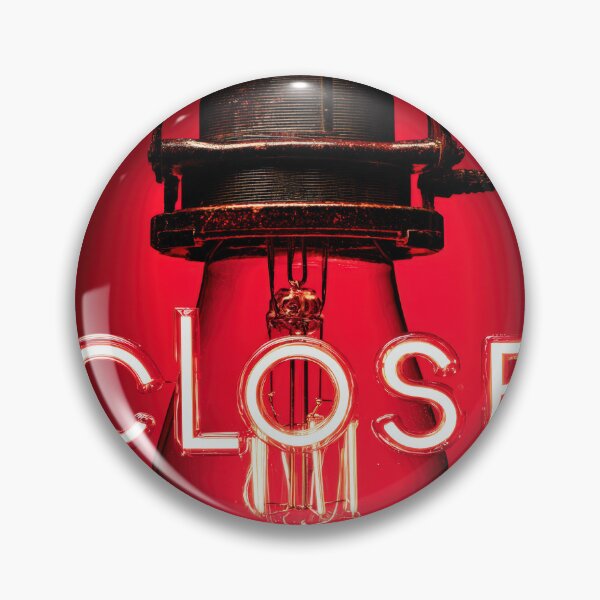 Item preview, CopNeon “CLOSE” Sign Inside Light Bulb – Modern Red Glow Aesthetic designed and sold by Grafititee.