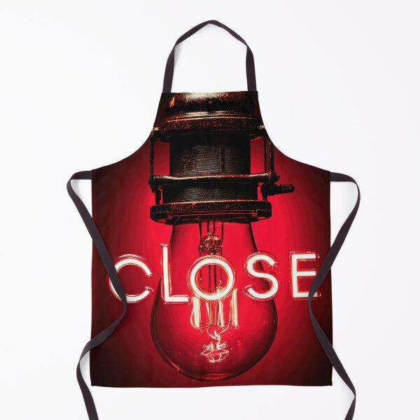 Item preview, CopNeon “CLOSE” Sign Inside Light Bulb – Modern Red Glow Aesthetic designed and sold by Grafititee.