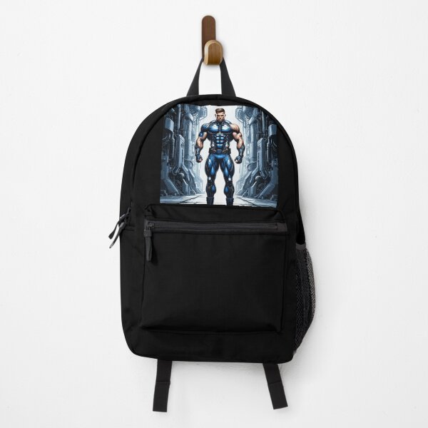 Item preview, Strong Bodybuilder Robot. Male Android. Blue Humanoid Man designed and sold by PeasyEasy.