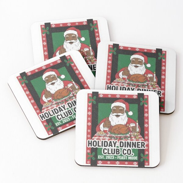 Item preview,  BLACK SANTA NAPKIN . Holiday dinner  designed and sold by Obinne.