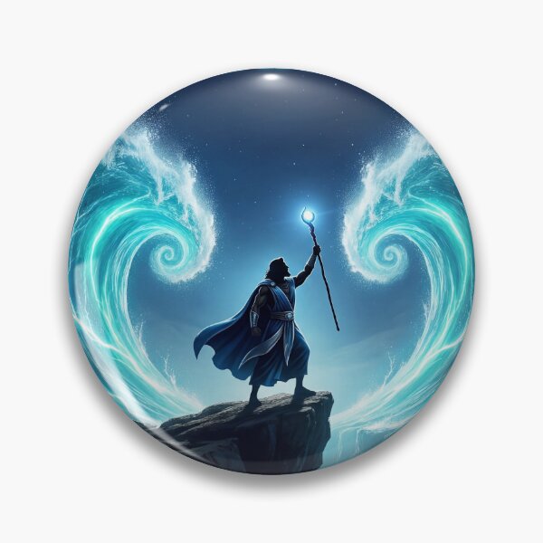 Item preview, Inspirational Courage Poster – Epic Part the Impossible Motivational Art designed and sold by AbstractAuraArt.