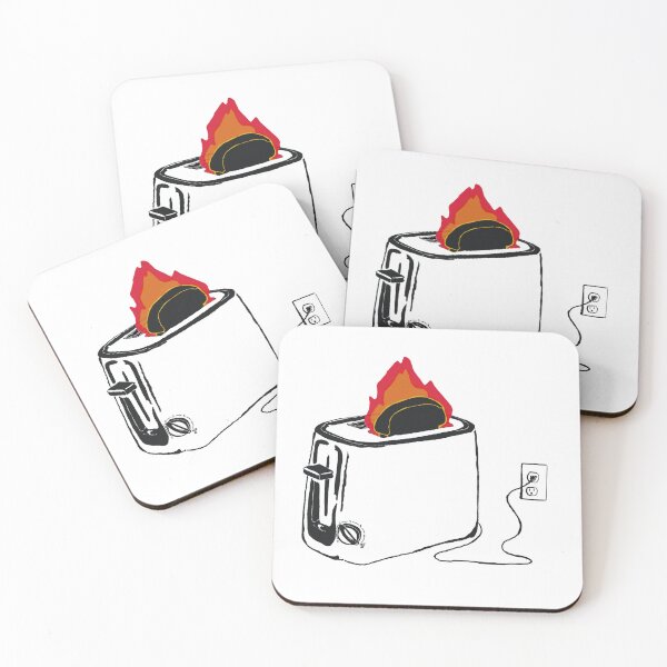 Item preview, Toaster Fire designed and sold by HouseplantsAndScamps.