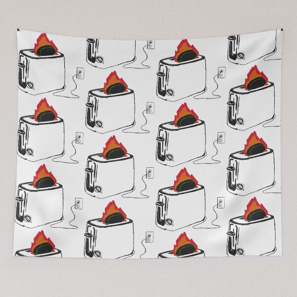 Item preview, Toaster Fire designed and sold by HouseplantsAndScamps.