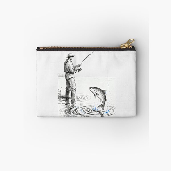 Item preview, Lake Day Catch – Classic Fisherman Sketch Art designed and sold by EimSol.