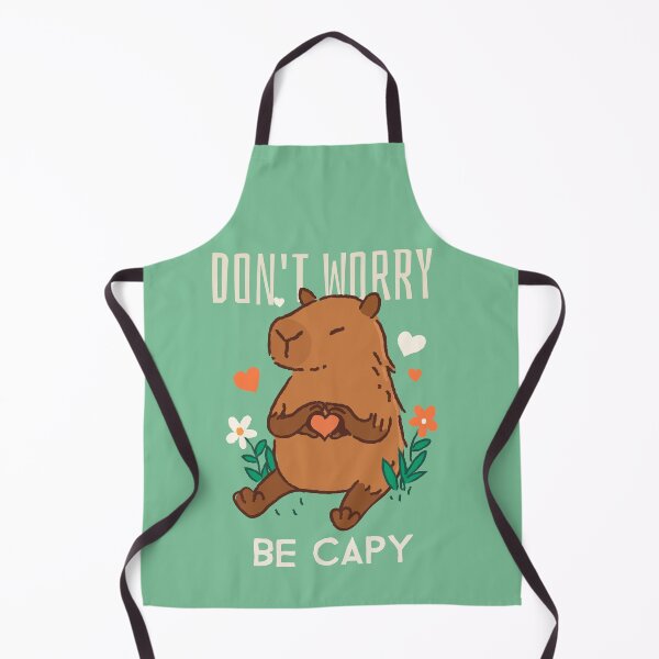 Item preview, DON'T WORRY - BE CAPY Capybara Heart designed and sold by JusTiceT-shirts.