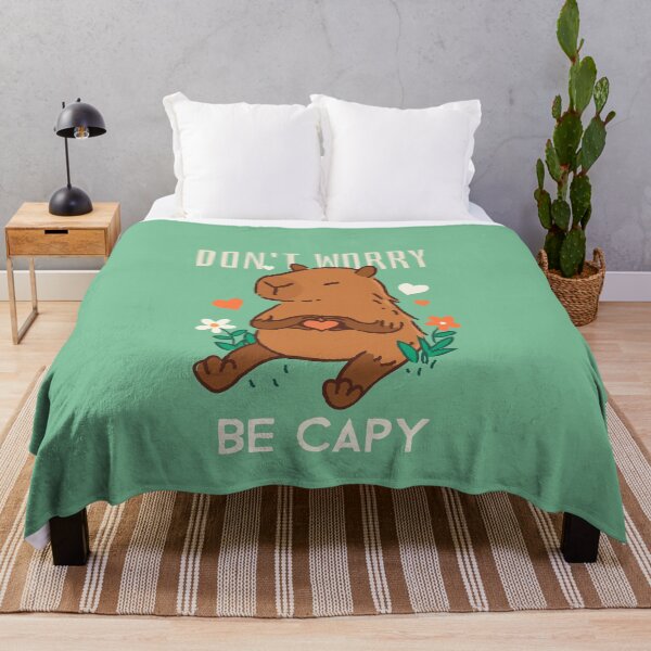 Item preview, DON'T WORRY - BE CAPY Capybara Heart designed and sold by JusTiceT-shirts.