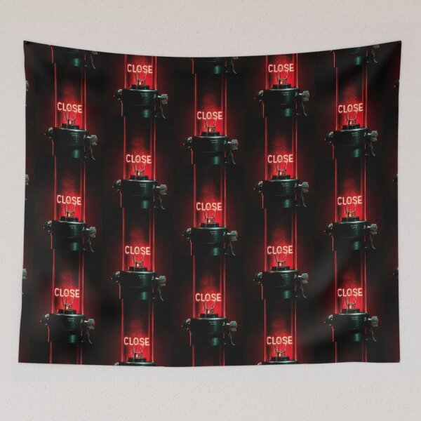 Item preview, CopNeon “CLOSE” Sign Inside Light Bulb – Modern Red Glow Aesthetic designed and sold by Grafititee.
