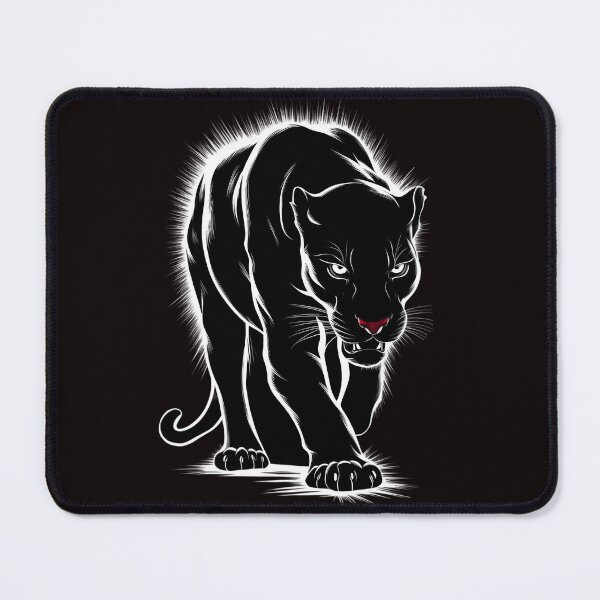 Item preview, Electric Blue Panther Artwork – Bold Digital Illustration designed and sold by Kruti Collection.