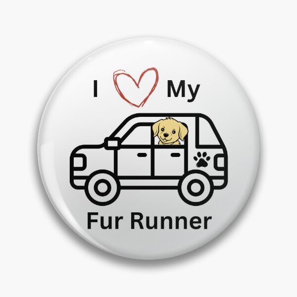 Item preview, Puppy in Fur Runner Black graphic designed and sold by Kreadiv.