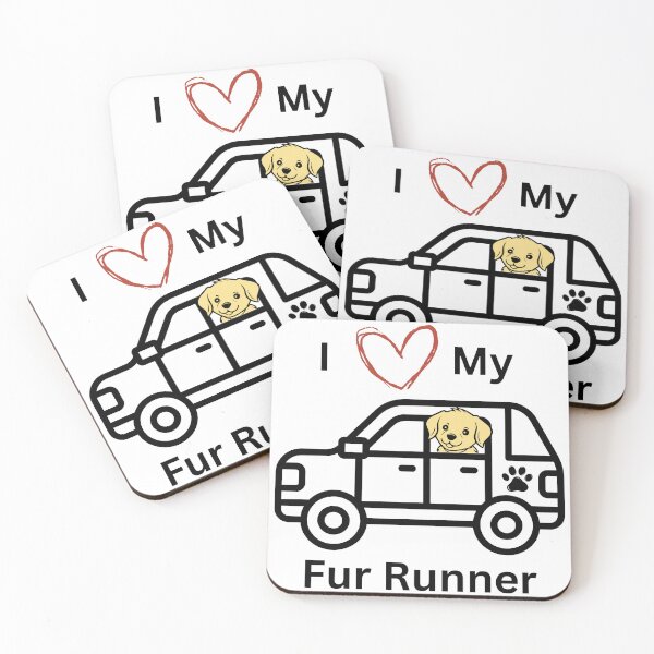 Item preview, Puppy in Fur Runner Black graphic designed and sold by Kreadiv.