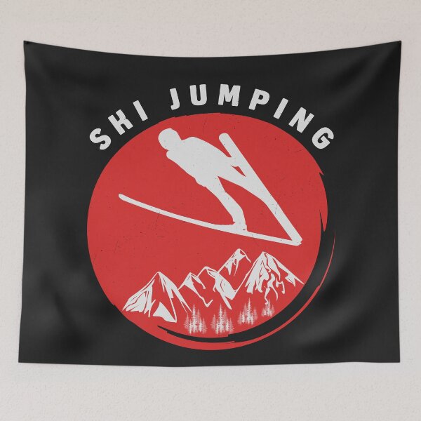 Item preview, Ski Jumping Winter Sports designed and sold by Anniko Art Studio.