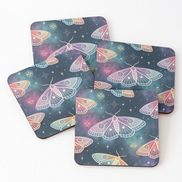Item preview, Shimmering moths , cosmic gradients designed and sold by Lucky 777.