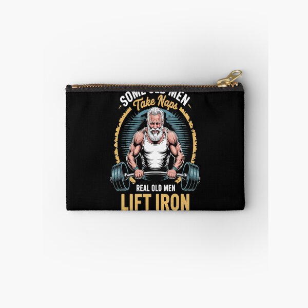 Item preview, Wisdom In Weights Lift Iron Some Old Men Take Naps designed and sold by gandebro.