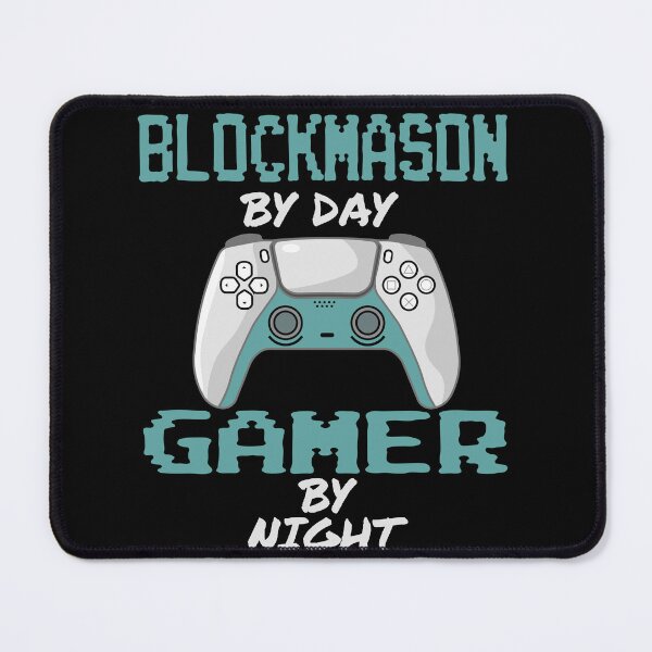 Item preview, Funny Blockmason By Day Gamer By Night designed and sold by LifeGoods103.