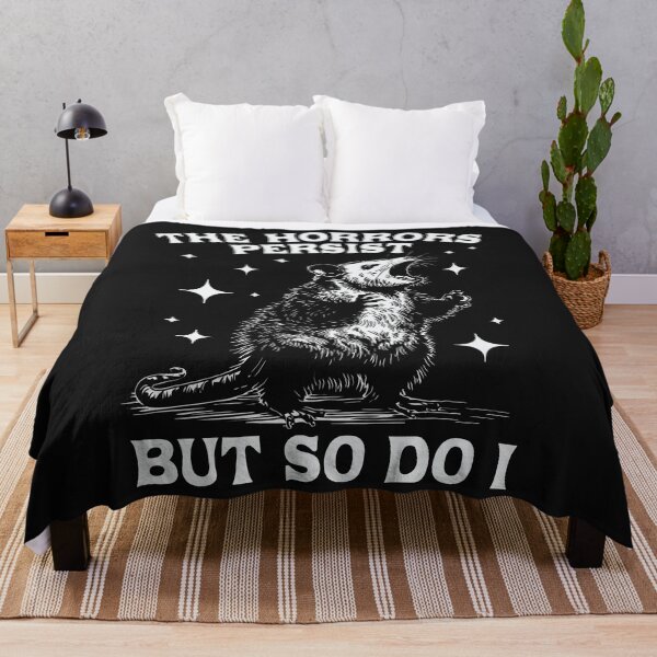 Item preview, The Horrors Persist But So Do I Rebellious Possum  designed and sold by Y-Vibes.