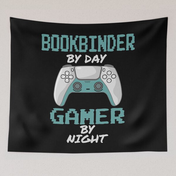 Item preview, Funny Bookbinder By Day Gamer By Night designed and sold by LifeGoods103.