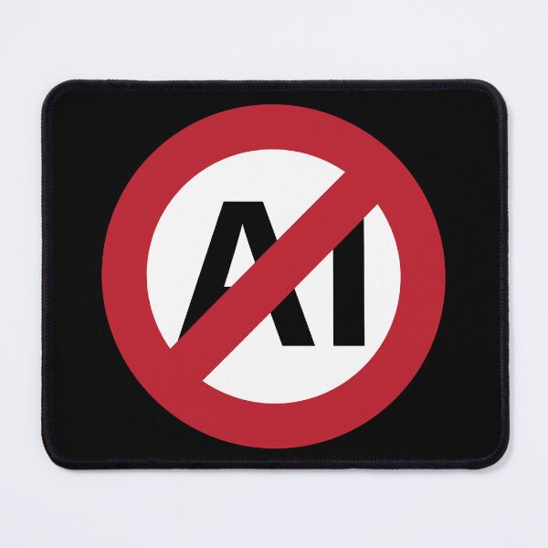 Item preview, No AI allowed designed and sold by close-up.biz.
