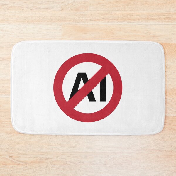 Item preview, No AI allowed  designed and sold by close-up.biz.