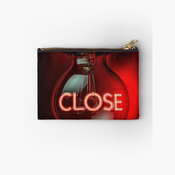 Item preview, Neon “CLOSE” Sign Inside Light Bulb – Modern Red Glow Aesthetic designed and sold by Grafititee.