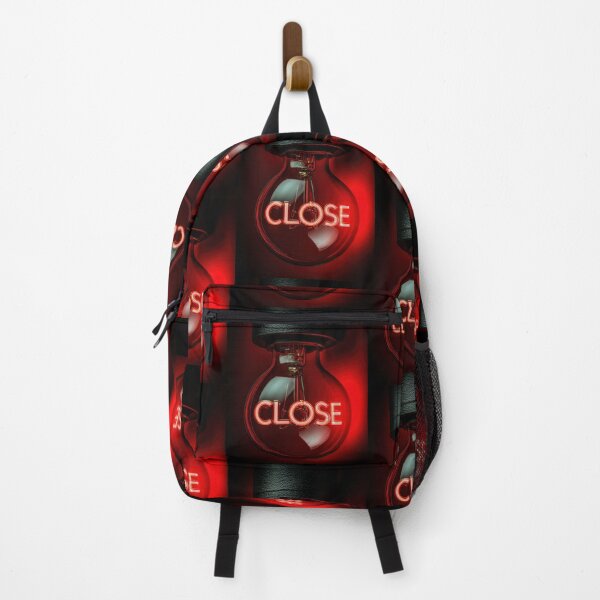 Item preview, Neon “CLOSE” Sign Inside Light Bulb – Modern Red Glow Aesthetic designed and sold by Grafititee.