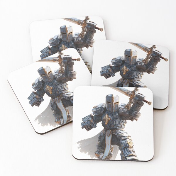 Item preview, Medieval Minecraft Warrior designed and sold by dazzeink.
