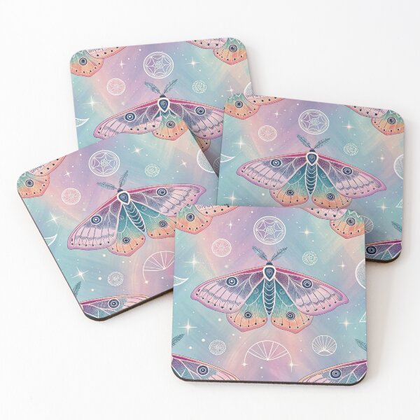 Item preview, Shimmering moths , cosmic gradients designed and sold by Lucky 777.
