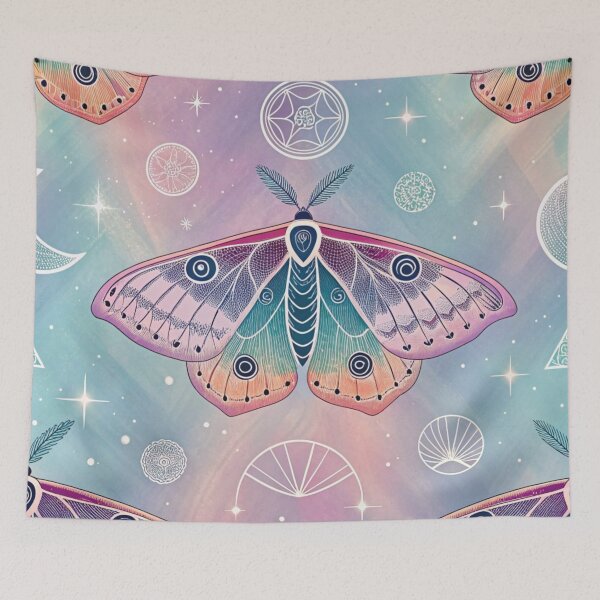 Item preview, Shimmering moths , cosmic gradients designed and sold by Lucky 777.
