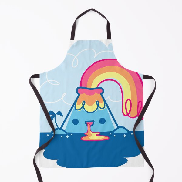 Item preview, kawaii rainbow volcano designed and sold by RiderSpoon.