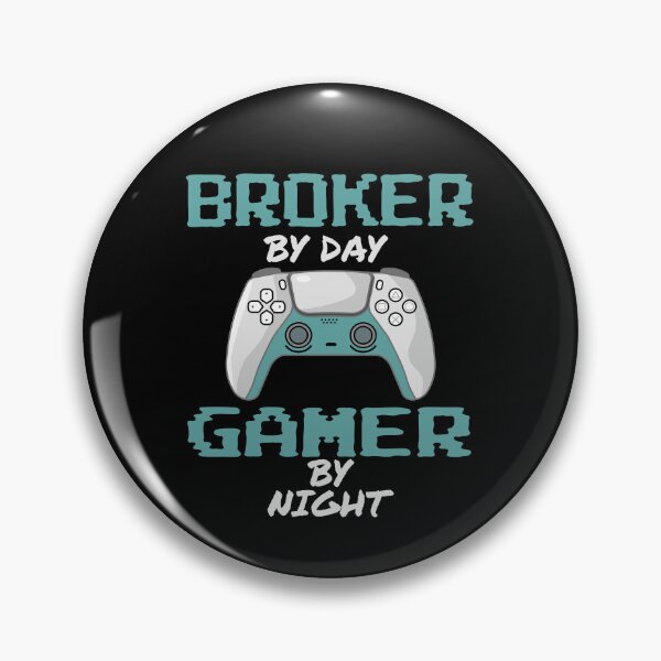 Item preview, Funny Broker By Day Gamer By Night designed and sold by LifeGoods103.