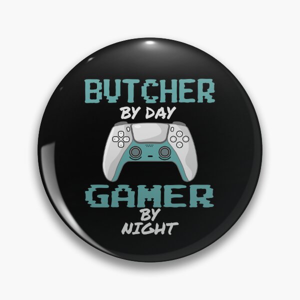 Item preview, Funny Butcher By Day Gamer By Night designed and sold by LifeGoods103.