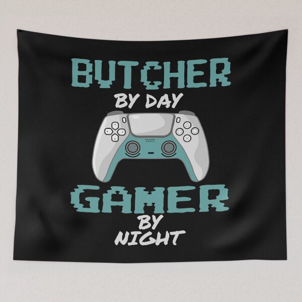 Item preview, Funny Butcher By Day Gamer By Night designed and sold by LifeGoods103.