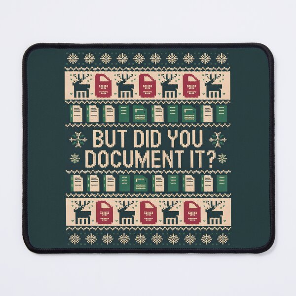 Item preview, But Did You Document It Ugly Sweater designed and sold by Millsoft.